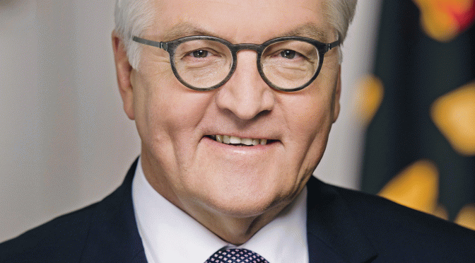 Der Bundespräsident Frank-Walter Steinmeier übernimmt Schirmherrschaft
